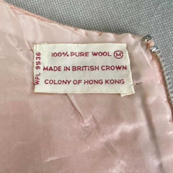 Vintage pink beaded wool top‎ Pink size M - Picture 9 of 11